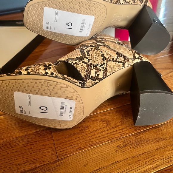 Circus Women's Beige Ezra Gladiator Heel Dress Sandals Shoes Size US 10 M - Picture 4 of 7